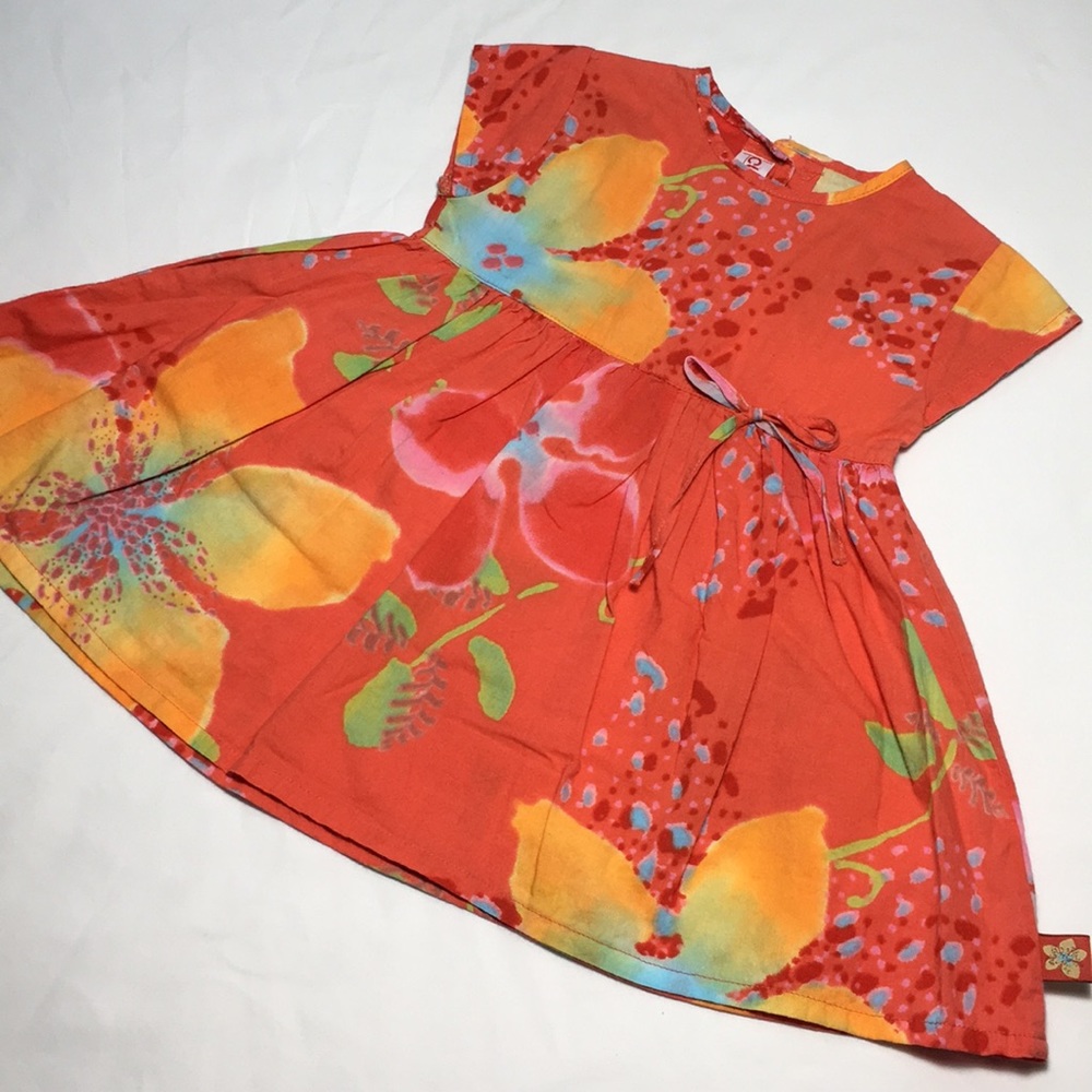 Clayeux colorful dress, size 9 months